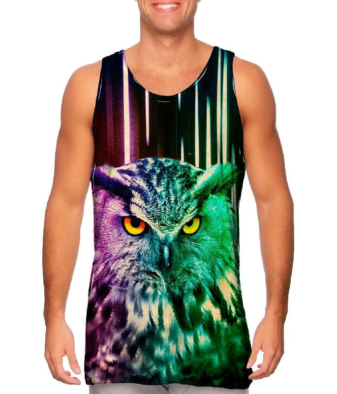 Custom Tank Top-Europa Owl