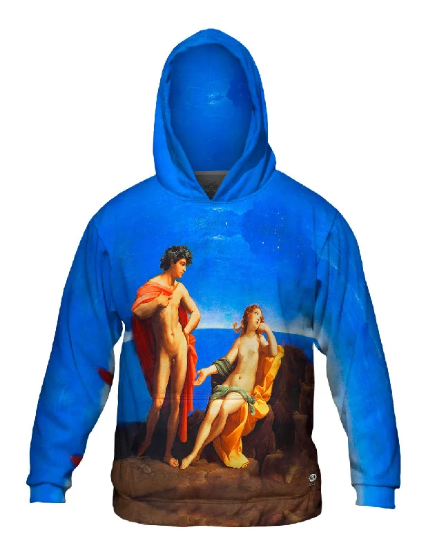 Lightweight Fleece Hoodie-Guido Renni - "Bacchus And Ariadne"