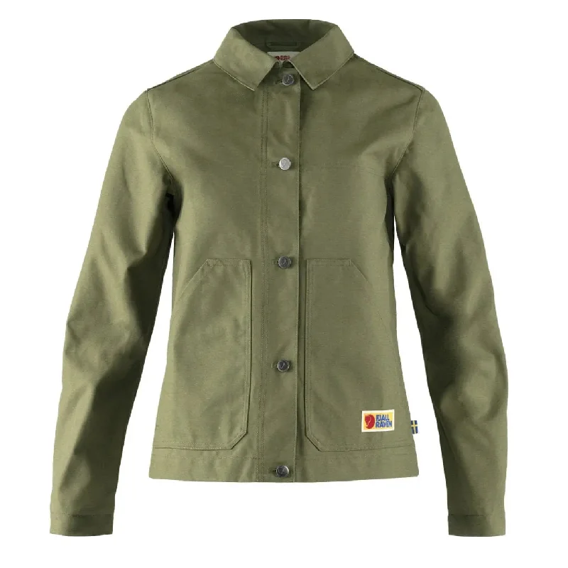 Blazer Jacket-Fjallraven Womens Vardag Jacket Green