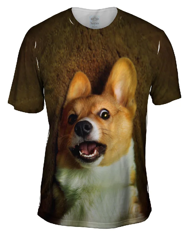 Basic Cotton T-Shirt-OMG Welsh Corgi