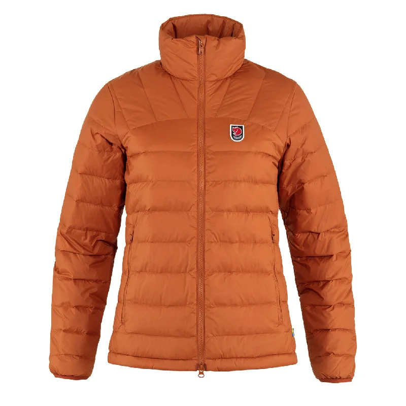 Packable Jacket-Fjallraven Womens Expedition Pack Down Jacket Terracotta Brown