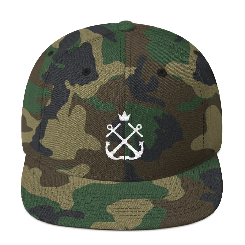 Iconic Snapback Hat-BUCK HUNTER