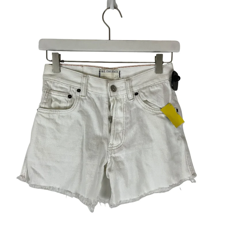 Boardshorts-Shorts By We The Free In White Denim, Size: 0