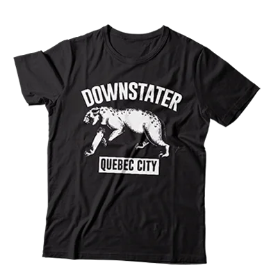 Longline T-Shirt-DOWNSTATER - "Jaguar" (Black) (T-Shirt)