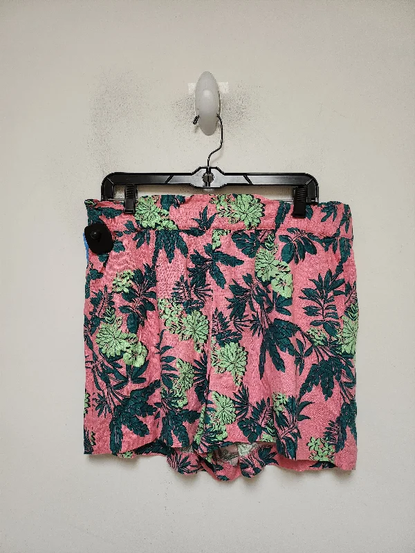 Cotton Shorts-Shorts By Loft In Floral Print, Size: 12