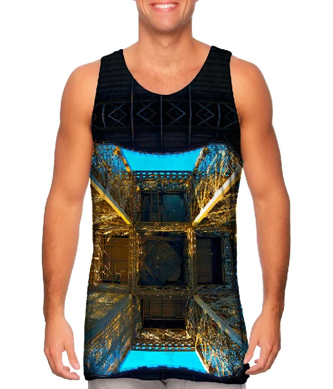 Versatile Tank Top-From Below Eiffel Tower Architecture