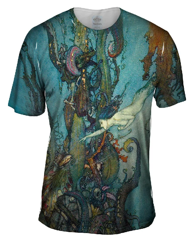 Modern T-Shirt-Edmund Dulac - "The Little Mermaid 2" (1911)