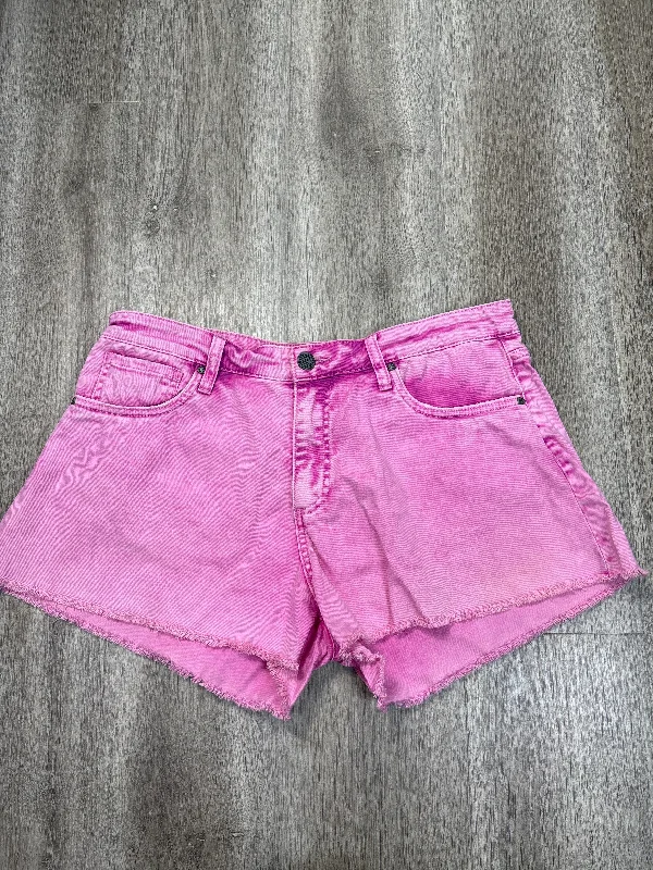 Casual Athletic Shorts-Shorts By Kut In Pink Denim, Size: M