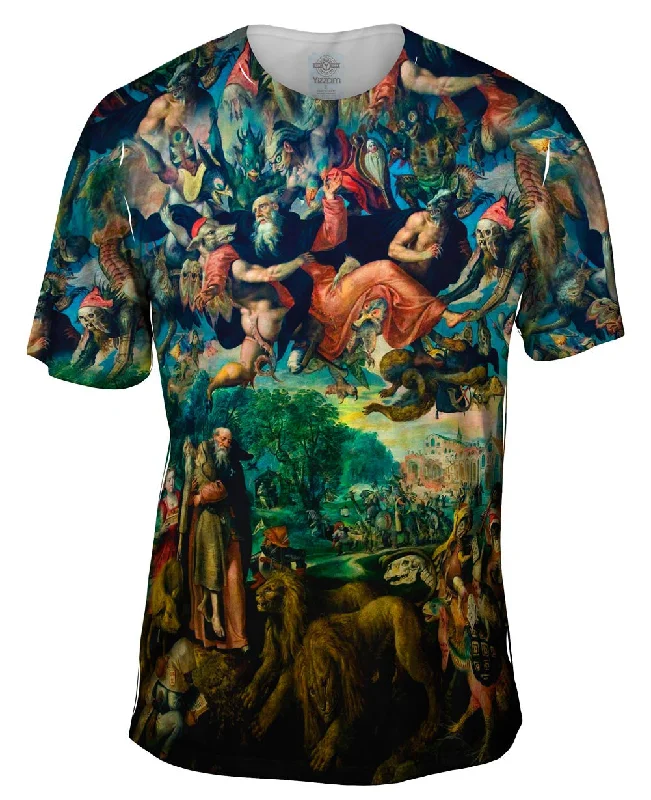 Longline T-Shirt-Marten De Vos - "The Temptation Of St Anthony" (1594)