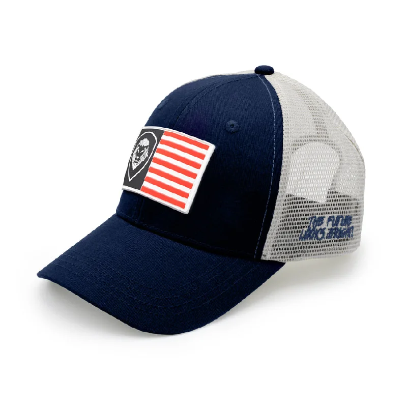 Summer Hat-Valuetainment Flag Future Looks Bright Trucker Hat