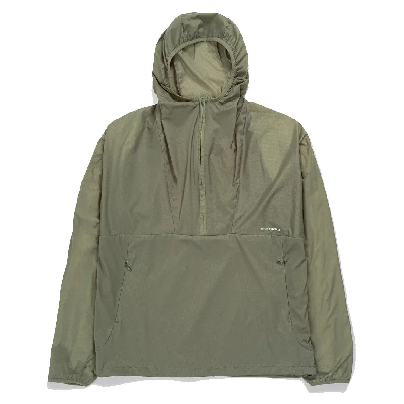 Wool Jacket-Norse Projects Herluf Light Nylon Jacket Dried Sage Green