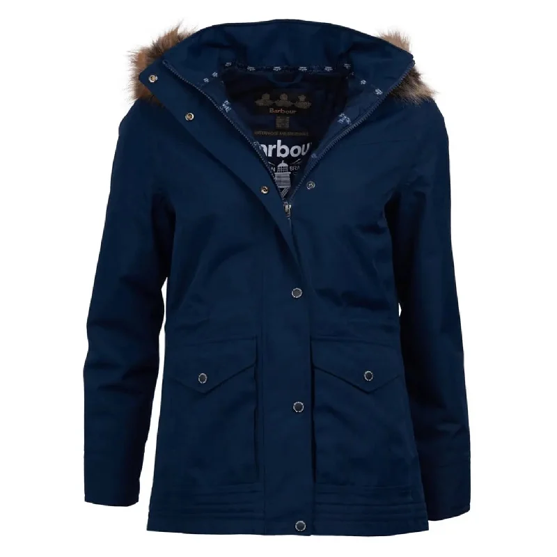 Casual Blazer Jacket-Barbour Womens Abalone Jacket Navy / Navy