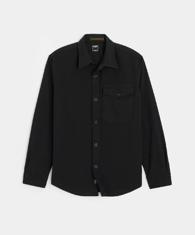 Summer T-Shirt-Chamois Shirt in Black