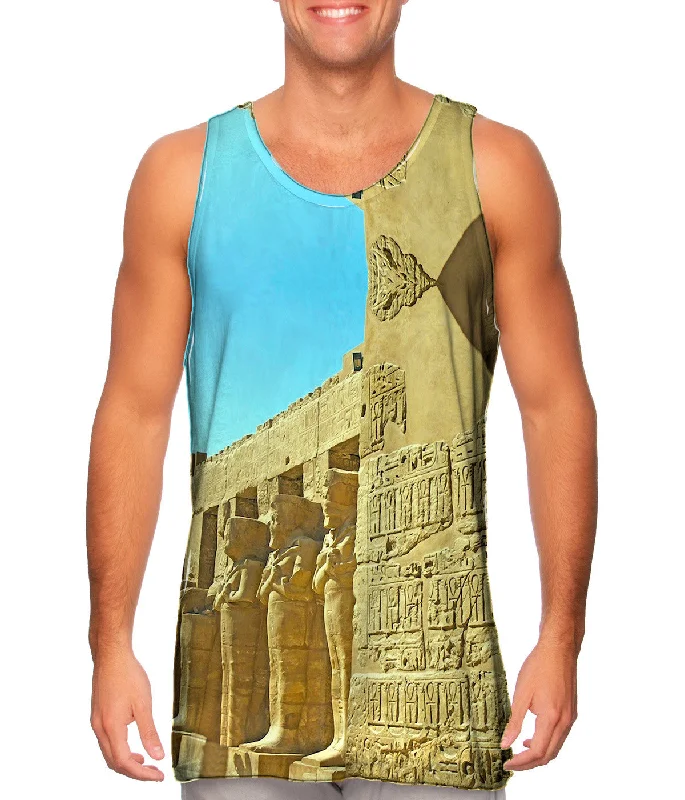 Racerback Tank Top-Egypt Wall