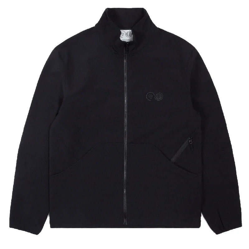 Street Style Jacket-Purple Mountain Observatory Soft Shell Advanded Funnel Jacket Black