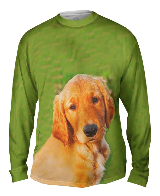 Wool Long Sleeve-Sunny Golden Lab