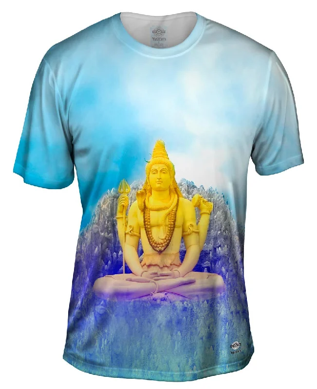 Tie-Dye T-Shirt-Lord Shiva Meditation