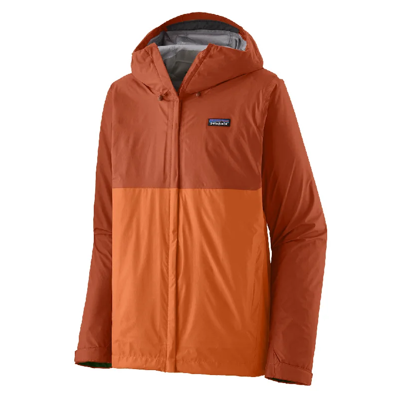 Customizable Jacket-Patagonia Torrentshell 3L Rain Jacket Redtail Rust