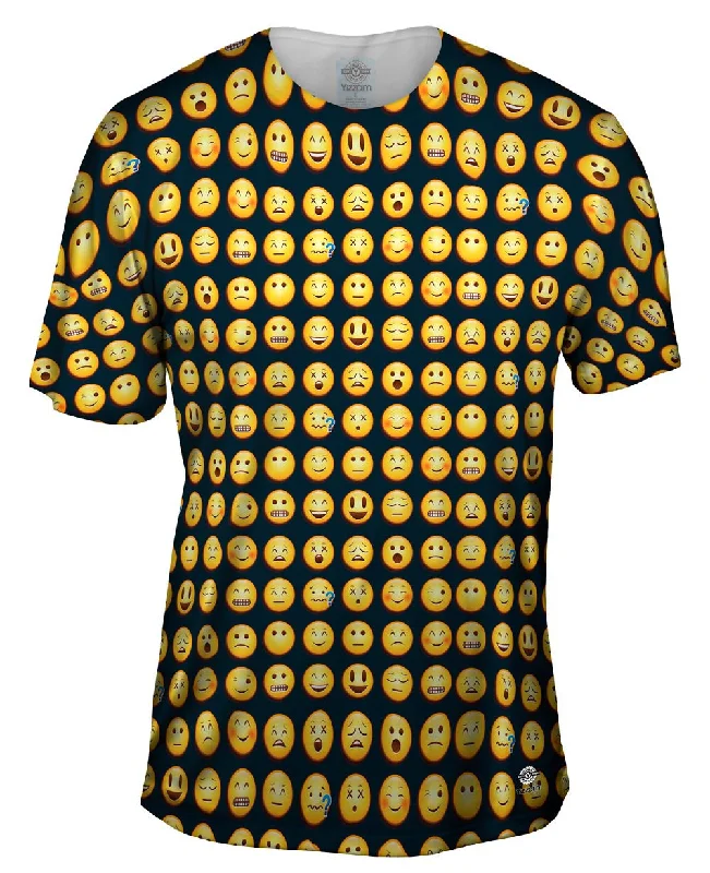 High Quality T-Shirt-Emoji Me Happy