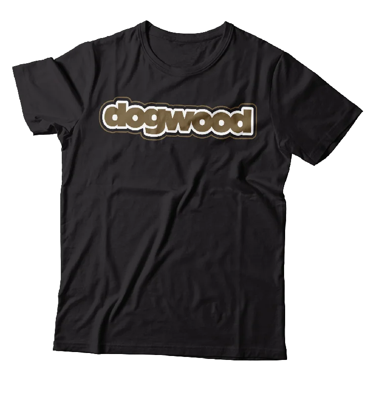 Bold Logo T-Shirt-DOGWOOD - "TT&T Logo / Golden Brown" (Black) (T-Shirt)