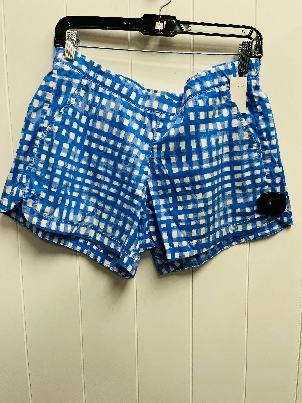 Lightweight Summer Shorts-Shorts Designer By Lilly Pulitzer In Blue & White, Size: M