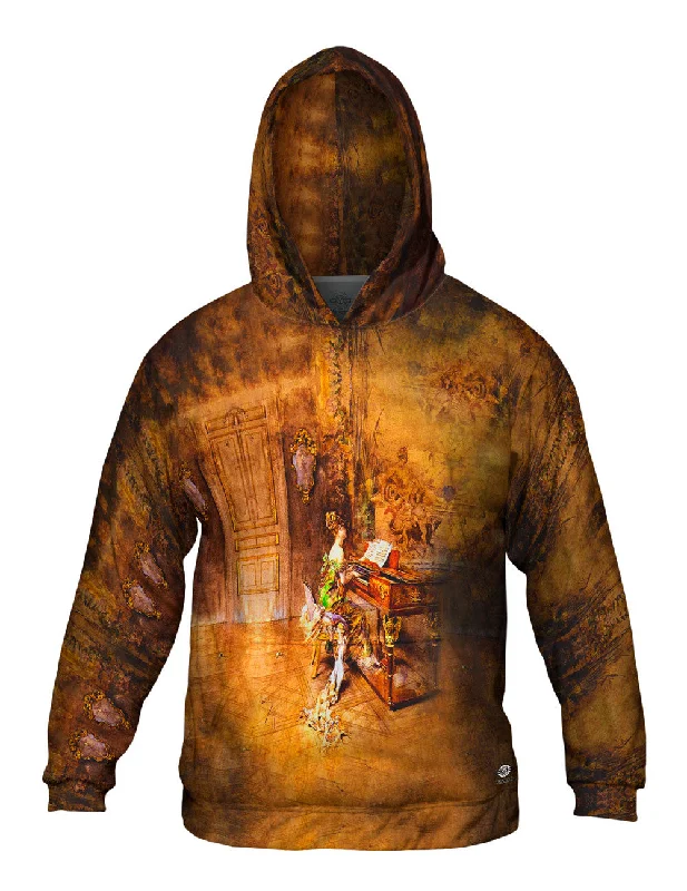 Cotton Blend Hoodie-Givanni Boldini - "The Lady Pianist"