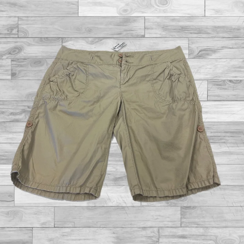 Sporty Casual Shorts-Shorts By Dkny In Tan, Size: 14