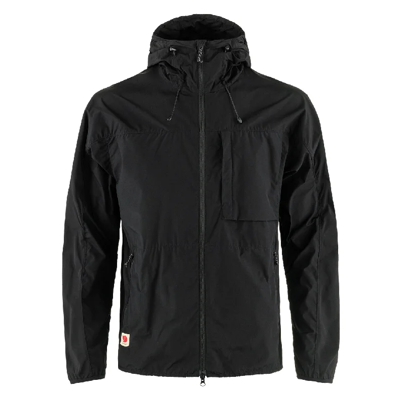 Bomber Jacket-Fjallraven High Coast Wind Jacket Black