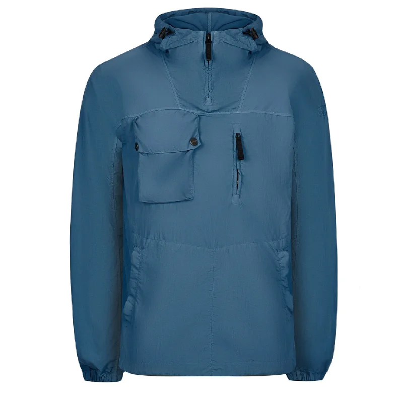 Military Jacket-Left Hand Adda Smock Mid Blue