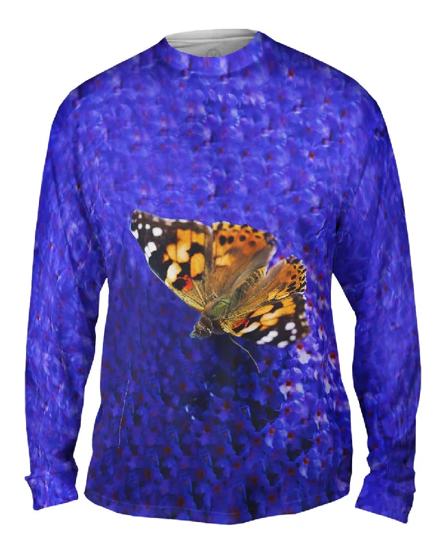 Stretch Long Sleeve-Swift Orange Butterfly