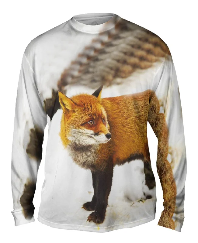 Soft Ribbed Long Sleeve-Orange Fox