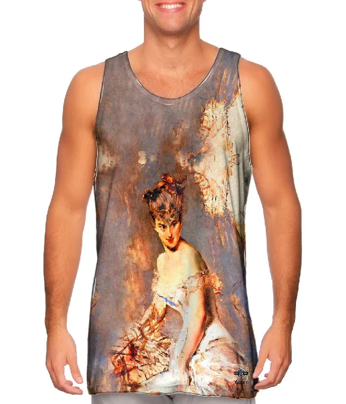 Minimalist Tank Top-Giovanni Boldini - "Portrait Of Alice Regnault"