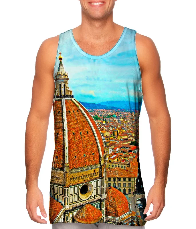 Relaxed Sleeveless Tank-Florence Cathedral