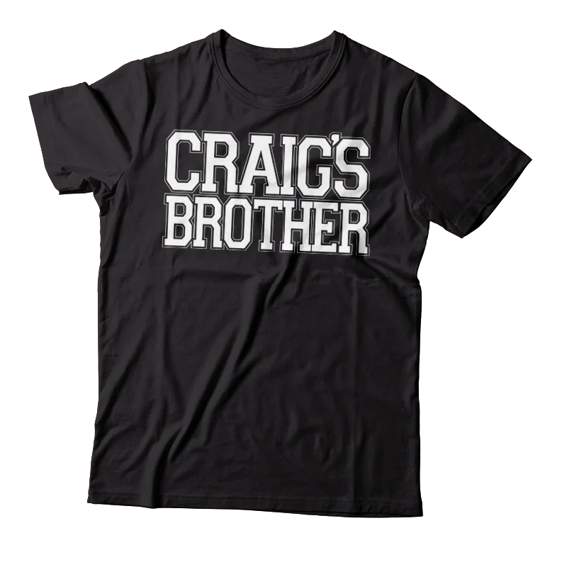 Designer T-Shirt-CRAIG'S BROTHER - "Homecoming" (Black) (T-Shirt)