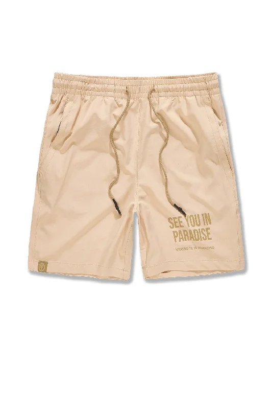 Beachwear Shorts-Retro - Bay Area Shorts (Desert)