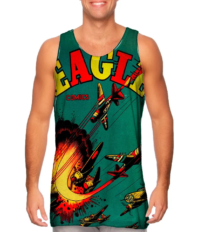 Soft Sleeveless Shirt-Flight Raid Comic Retro