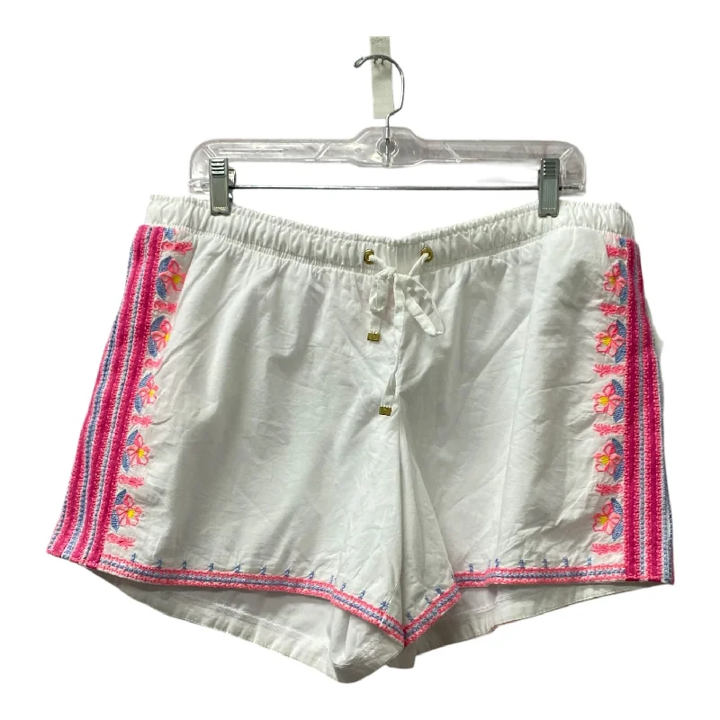 Everyday Shorts-Shorts Designer By Lilly Pulitzer In White, Size:Xl