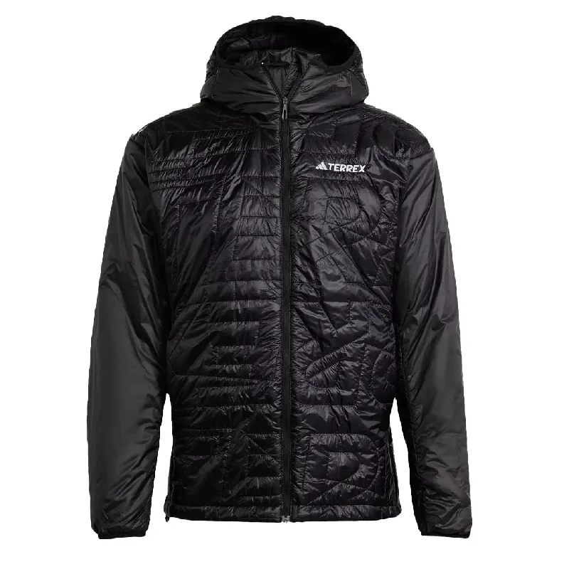 Classic Fleece Jacket-Adidas Terrex Xperior Varilite Primaloft Hooded Jacket Black