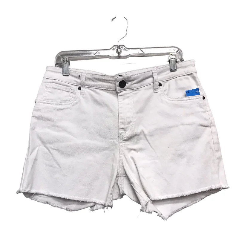 Chino Style Shorts-Shorts By Kut In White, Size:10