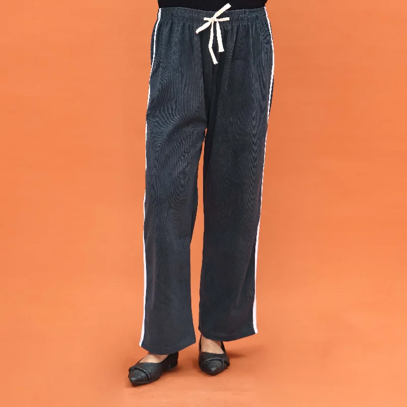 Linen Pants-Navy Western Pant PL4017