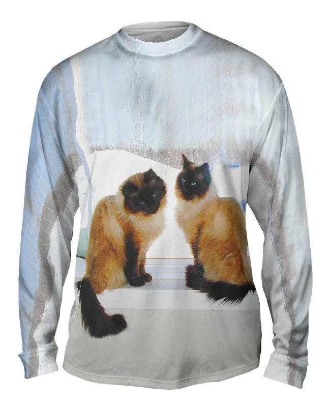 Running Long Sleeve-Siamese Cats Networking