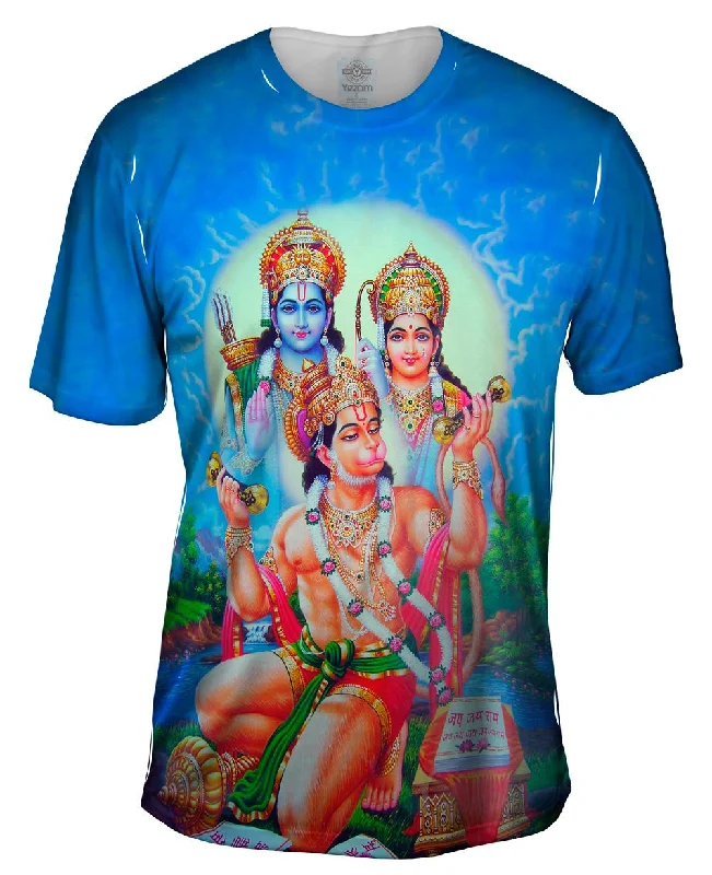 Casual T-Shirt-India - "Hindu Monkey God"