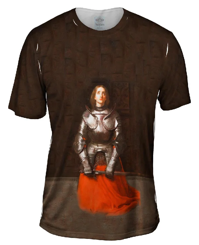 Custom Print T-Shirt-John Everett Millais - "Joan Of Arc" (1865)