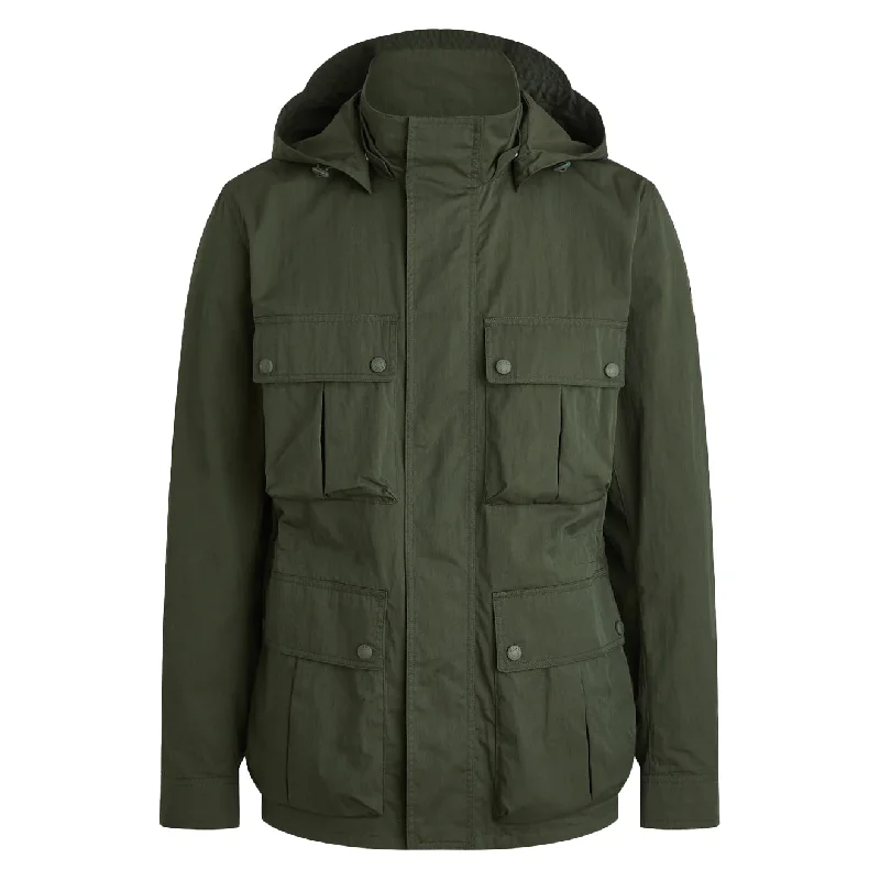 Travel-Friendly Jacket-Belstaff Drome Jacket Tile Green