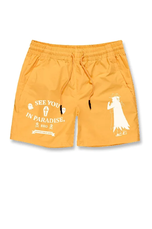 Active Shorts-Athletic - SYIP Shorts (Matte Orange)