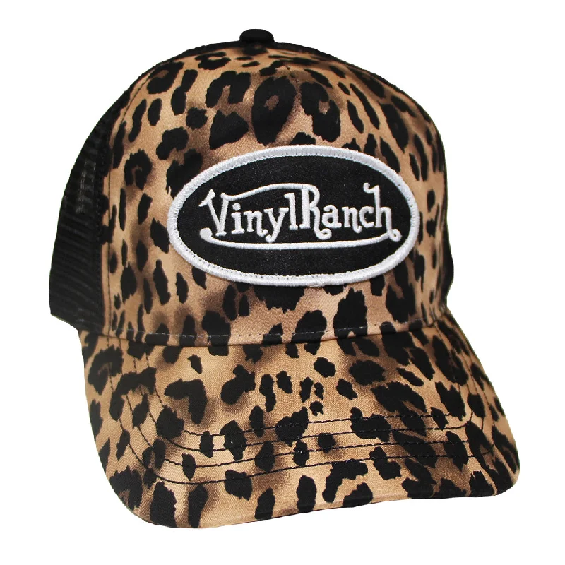 Casual Hat-Von Ranch Cheetah Trucker Cap