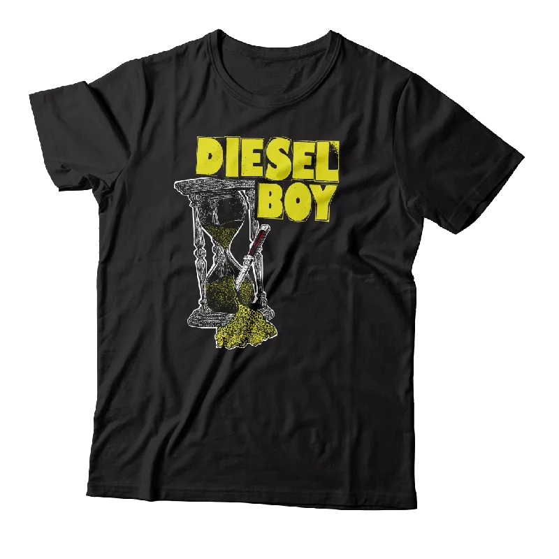 Full Print T-Shirt-DIESEL BOY - "Hourglass" (Black) (T-Shirt)