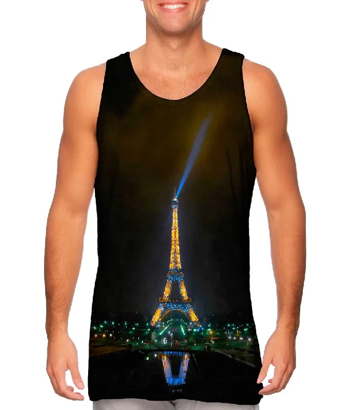 Breathable Workout Tank-Eiffel Tower La Tour De Trocadero