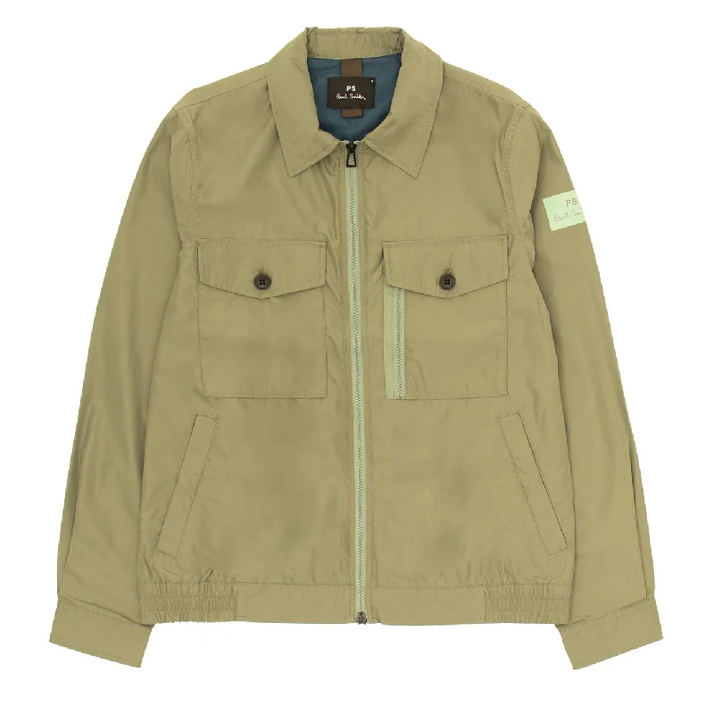 Outdoor Sports Jacket-Paul Smith Smart Blouson Light Greyish Green