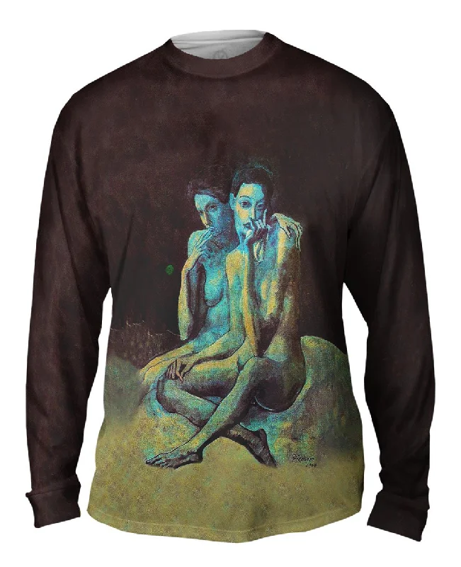 Relaxed Long Sleeve Top-Pablo Picasso - "Two Friends" (1904)